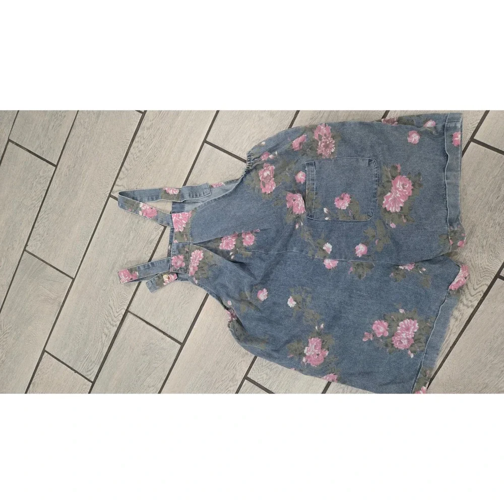 Vintage floral denim